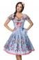 Preview: Dirndline Romantisches Dirndl inkl. Spitzenbluse Blau