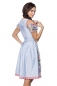 Preview: Dirndline Romantisches Dirndl inkl. Spitzenbluse Blau