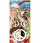 Preview: Hippie Set mit Ohrringe und Peace Kette