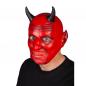 Preview: Teufels Maske Latex mit offenem Mund