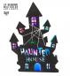 Preview: Haunted House Wanddekoration mit 6 Mehrfarbigen LED Lichtern 35x24 cm