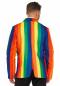 Preview: Regenbogenjacke für Männer mit Regenbogen Schlips