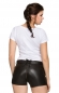 Preview: Stockerpoint Damen Trachten Lederhose MONA kurz blacknappa