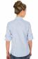 Preview: OS Trachten Damen Trachtenbluse Langarm Krempelarm mit Stick Hellblau