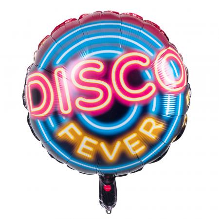 Folieballon Disco Fever zweiseitig 45 cm