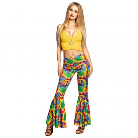 Schlaghosen Hippie M Stretch