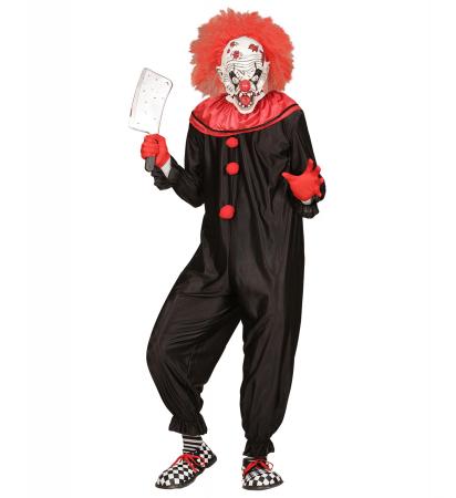 Horror Clown Kostüm Overall 
