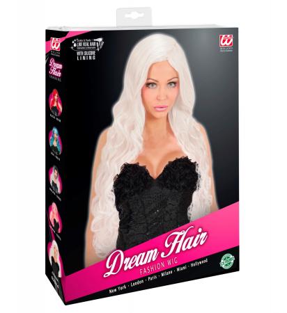 Perücke Dream Hair Noemi in Weiss mit Silikon Haut