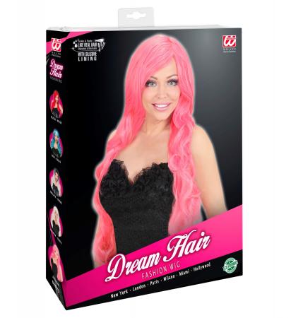 Perücke Dream Hair Candyland extralang Pink/Rosa