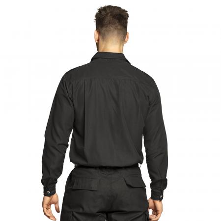 Security Uniform Herren Hemd Schwarz