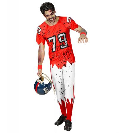 Zombie American Football Spieler Shirt und Hose.