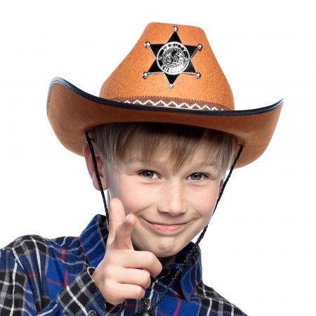 Kinderhut Sheriff junior Braun