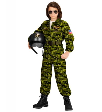 Kampfjetpilot Overall Kinder