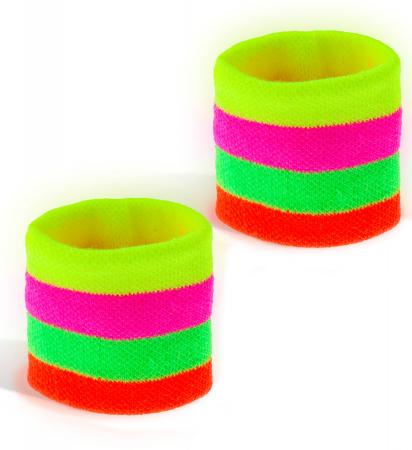 Schweissbänder Neon Multicolor