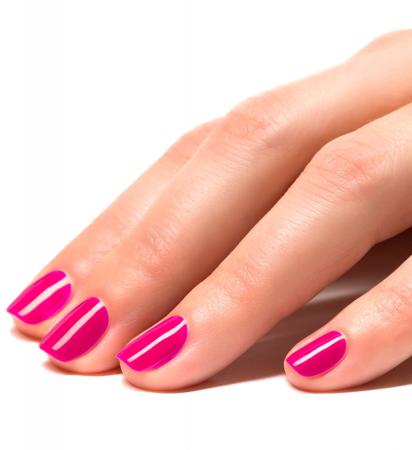 Pinker Nagellack Pell off auf Wasserbasis