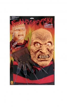 Nightmare Freddy Krueger Kostüm Handschuh, Pullover & Maske  Grösse M/L