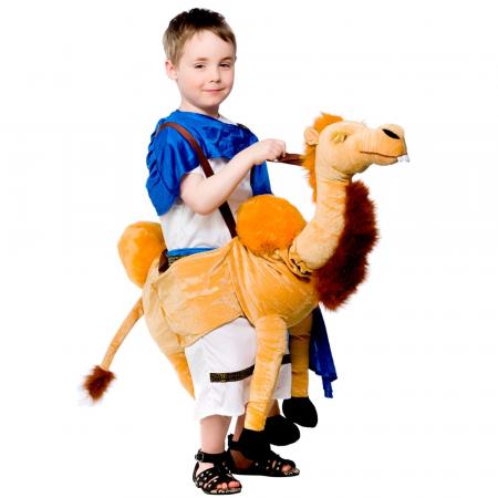 Ride On Kamel Plüschkostüm Kinder Onesize 5-12 Jahre