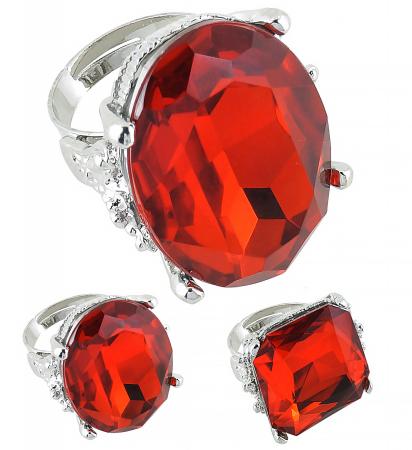 Luxus Ring mit grossem roten Rubin