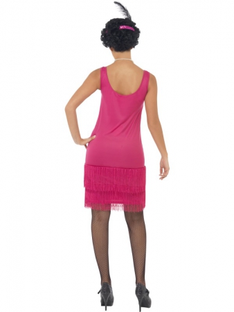 Funtime Flapper Kostüm mit Kleid, Kopfschmuck und Halskette