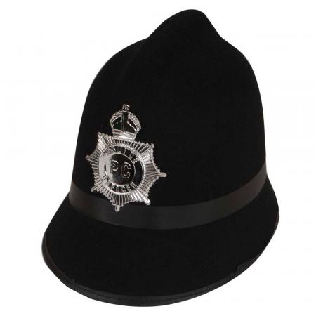 Traditioneller Polizei Hut mit Marke