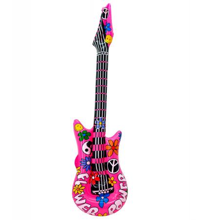 aufblasbare Hippie Gitarre 105 cm