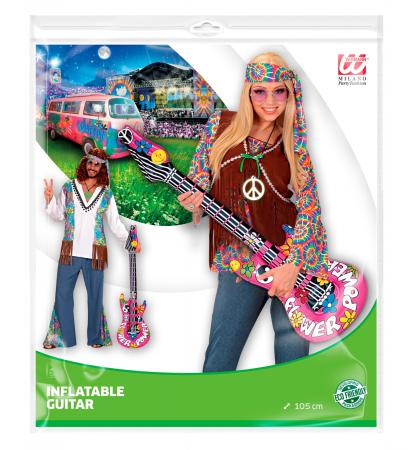 aufblasbare Hippie Gitarre 105 cm