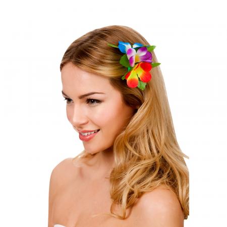 Hawai Blüte Haarschmuck Haarclip in Bunt