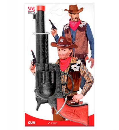 Cowboy Revolver Pistole Schwarz