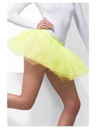 Neon Gelber Tutu Unterrock 30cm