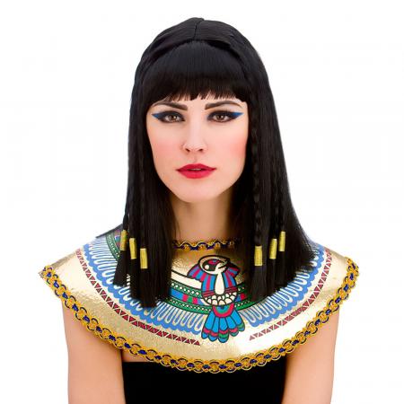 Königin Cleopatra Perücke in Schwarz