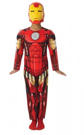 Avengers Iron Man Overall Kinderkostüm Lizenzware rot-gold