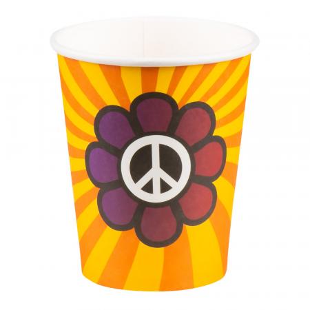 Satz 6 Becher Hippie 250ml