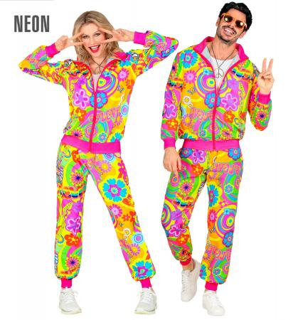 80er Neon Groovy Love Party Trainingsanzug Unisex