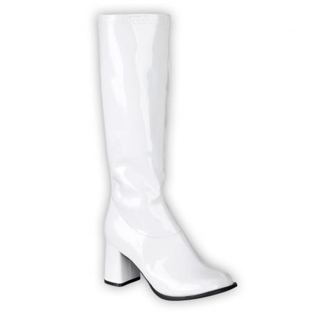 Hippie Damen Stiefel Weiss