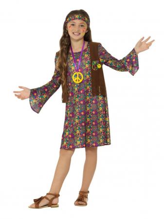 Groovy Hippie Girl Kinderkostüm