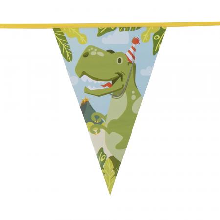 Wimpelkette Dino Party 30x20cm 6m