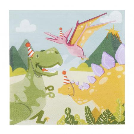 20 Papierservietten Dino Party 33 x 33cm