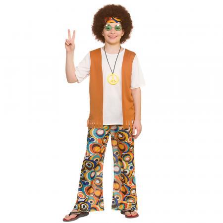 Cooler Hippie Jungen Kinderkostüm