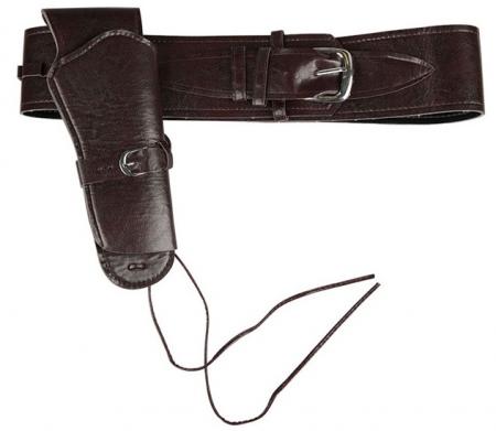 Deluxe Cownboy Holster mit einer Tasche Braun