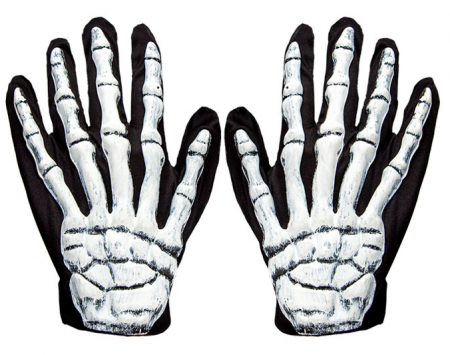 3D Skelett Handschuhe Erwachsene