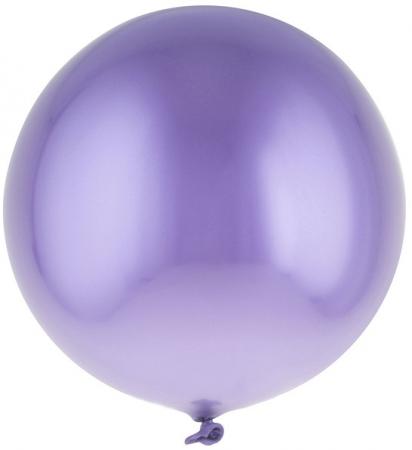 Latex Ballons 12 Stück Chrom Lila 35cm