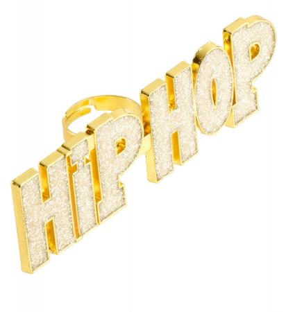 Goldener Hip Hop Ring