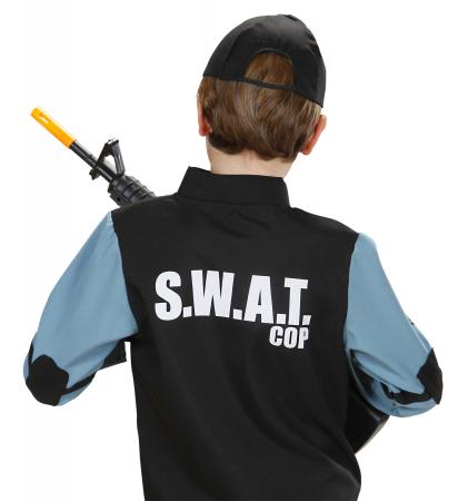 S.W.A.T. Kinderkostüm mit Oberteil, Hose, Basecap