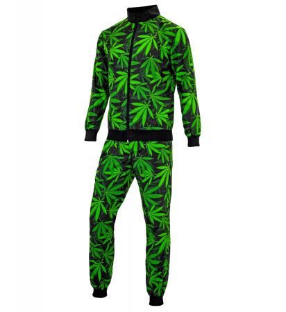 Ganja Party Jogginganzug Oberteil mit Hose Unisex