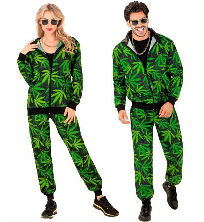 Ganja Party Jogginganzug Oberteil mit Hose Unisex