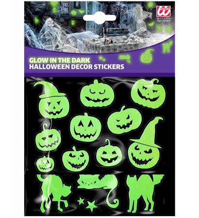 Leuchtende Glow in the Dark Halloween Deko 21x15cm