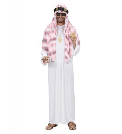 Arabischer Scheich mit Tunika und Kopfbedeckung