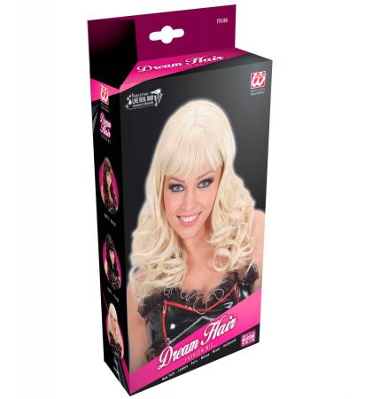 Dream Hair Perücke Katy in Blond gelockt mit Pony