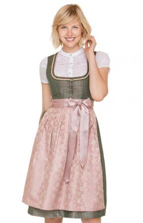 Stockerpoint Mididirndl JESSICA 70cm 2tlg. smaragd rosé