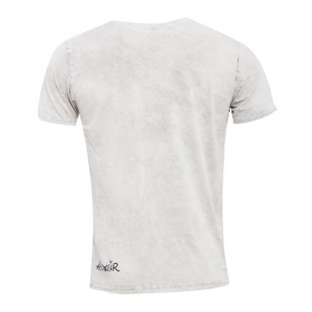 Hangowear Männer Trachtenshirt Finn Alpenrock in Weiss Acid